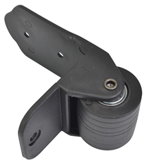 Butterfly Catch Surface Mount Black Coated Steel